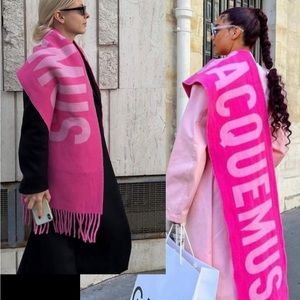 JACQUEMUS logo scarf